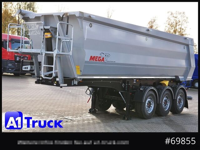 Kipper Auflieger REISCH Mega 28m³ Lift Stahl SAF Hardox