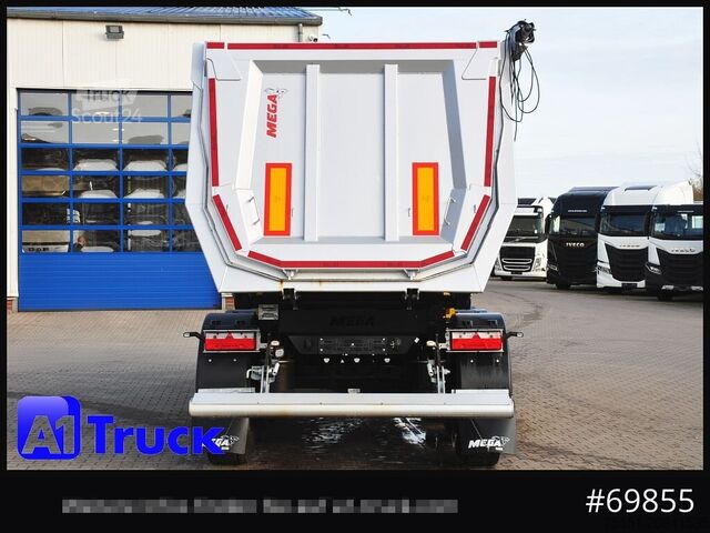 Kipper Auflieger REISCH Mega  28m³ Lift Stahl  SAF Hardox