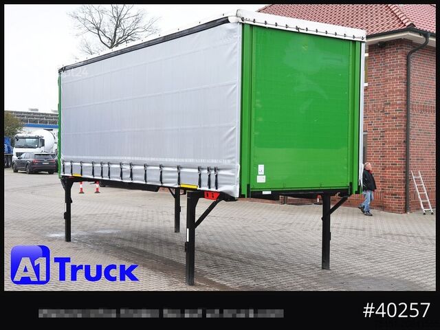 Udskifteligt lad med platform og presenning KOEGEL 7.45 BDF Wechselbrücke, neue Plane, Bordwand