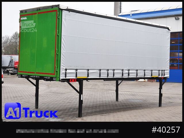 Zamenljiva nadgradnja z ravno ploščadjo in ponjavo KOEGEL 7.45  BDF Wechselbrücke, neue Plane, Bordwand