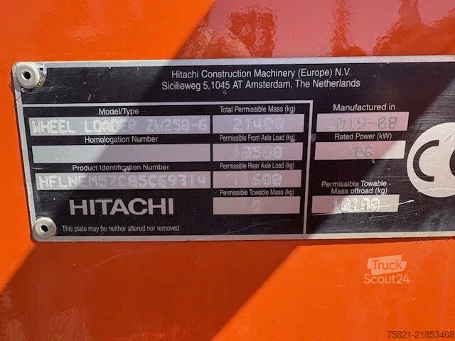 Radlader Hitachi ZW 250-6