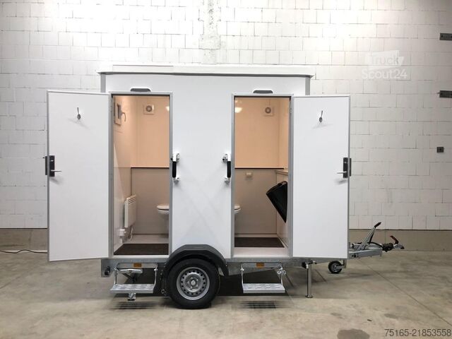 Remolque sanitario Rosemeier EW TA-NO 1 Damen, 1 Herren + 1 Urinal Toilettenanhänger