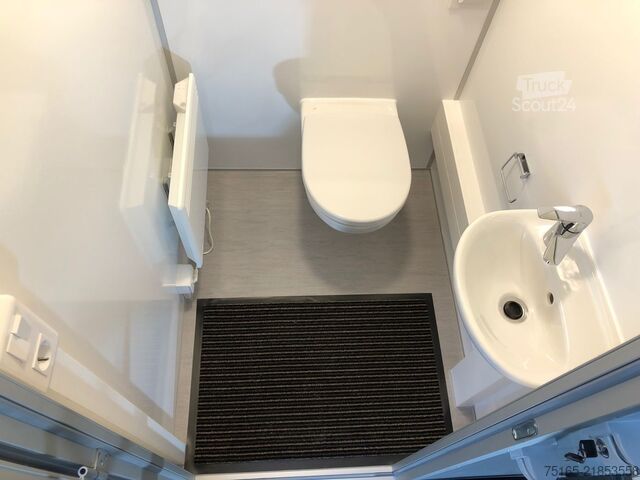 Remolque sanitario Rosemeier EW TA-NO 1 Damen, 1 Herren + 1 Urinal Toilettenanhänger