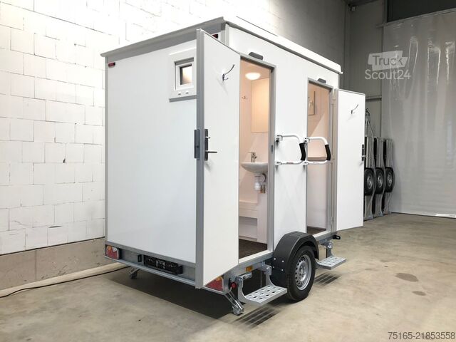 Remolque sanitario Rosemeier EW TA-NO 1 Damen, 1 Herren + 1 Urinal Toilettenanhänger