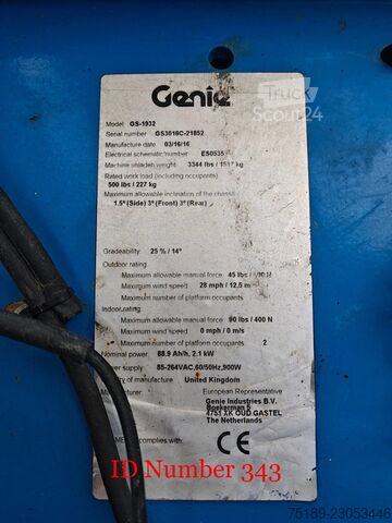  Genie GS1932 21 Pieces!