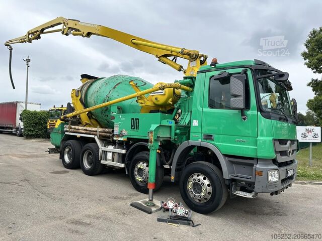 Mixer Mercedes-Benz ACTROS 3241 8x4 PUMI PM M 21-3 (21m) Putzmeiste...