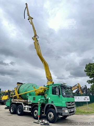 Mixer Mercedes-Benz ACTROS 3241 8x4 PUMI PM M 21-3 (21m) Putzmeiste...
