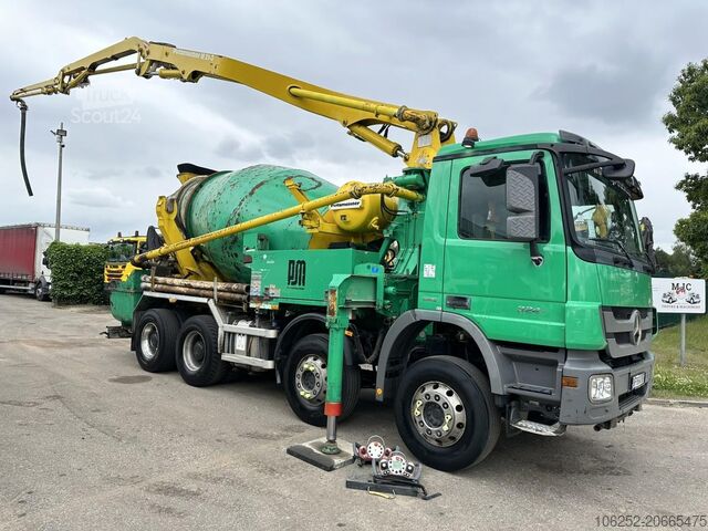 Betonpomp Mercedes-Benz ACTROS 3241 8x4 PUMI PM M 21-3 (21m) Putzmeiste...