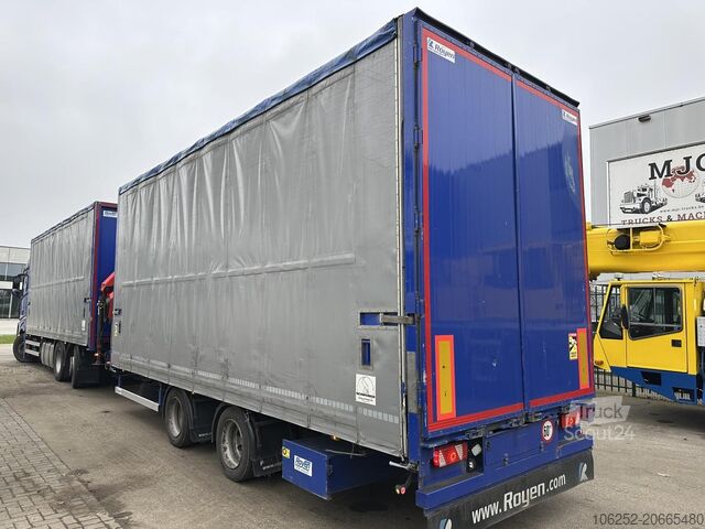 Transport de volume Mercedes-Benz Actros 2645 6x2 105m³ JUMBO + RETARDER + KRAN P...