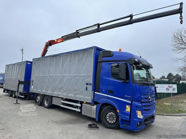Автокран Mercedes-Benz Actros 2645 6x2 105m³ JUMBO + RETARDER + CRANE ...