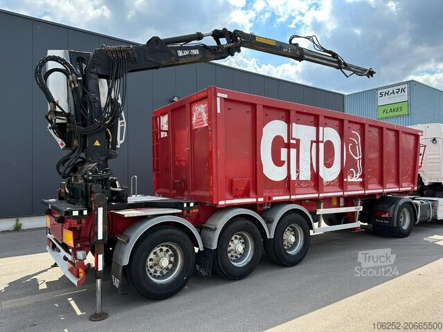 Yükleme platformu LAG 3-AXLES ALU BOX + CRANE JONSORED 1090 DT-CORTO ...