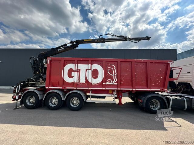 Yükleme platformu LAG 3-AXLES ALU BOX + CRANE JONSORED 1090 DT-CORTO ...