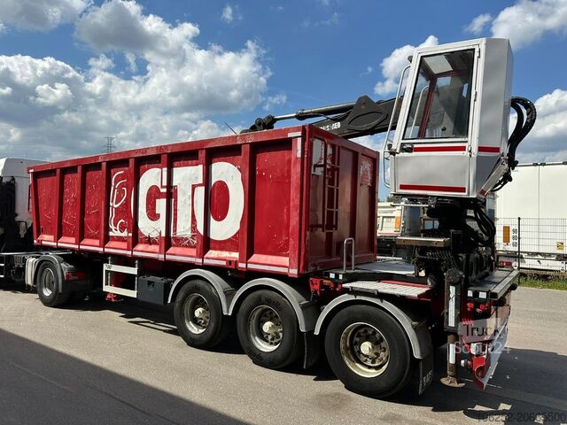 Yükleme platformu LAG 3-AXLES ALU BOX + CRANE JONSORED 1090 DT-CORTO ...