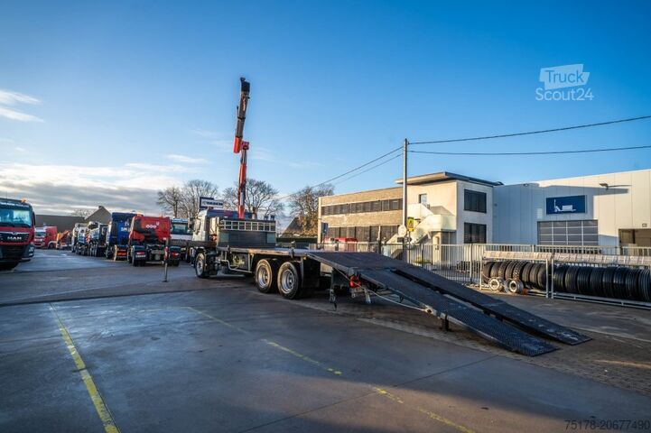 Grąžinimo transporto priemonė VOLVO FM 300-6x2+FASSI 19t/m + 2EXT