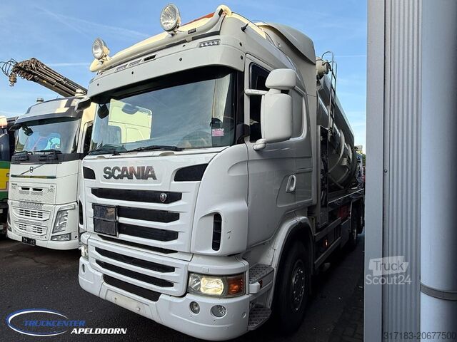 Siurbimo transporto priemonė Scania G480 ADR, Roestvrijstaal, 3 Compartimenten, Int...
