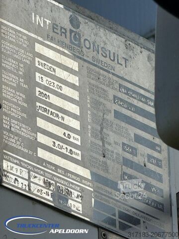 Siurbimo transporto priemonė Scania G480 ADR, Roestvrijstaal, 3 Compartimenten, Int...