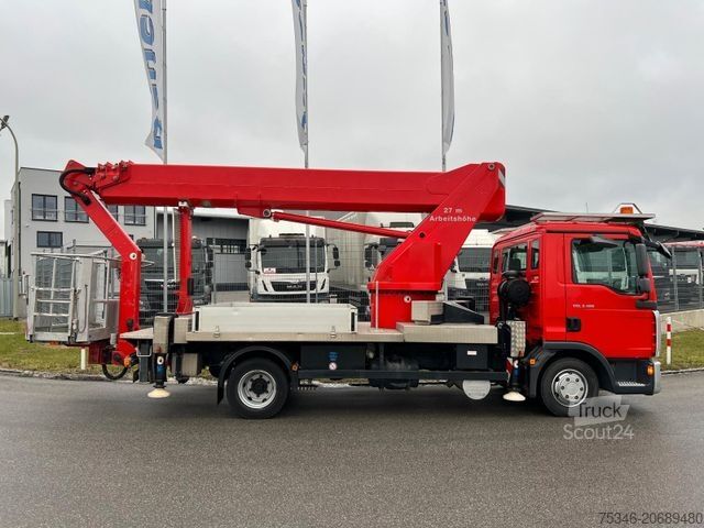 Рабочая платформа MAN7.180/PalfingerWT270/27m/1.000Volt/TopZustand