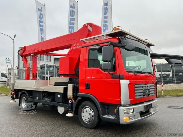 Working platform truck MAN TGL7.180/PalfingerWT270/27m/1.000Volt/TopZustand