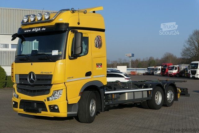 Wissellaadbak vrachtwagen MERCEDES-BENZ 2546 L 6x2, MP4, 2x Schlafliege, Bullfänger, AC