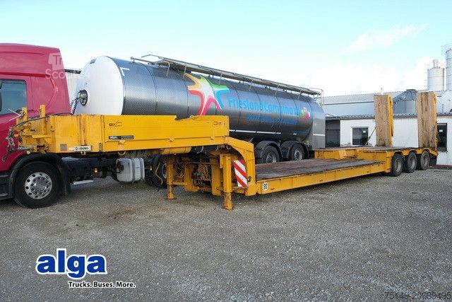 Низкорамный полуприцеп LANGENDORF SATH 30/34, Hydr. Rampen, Gelenkt, Tiefbett