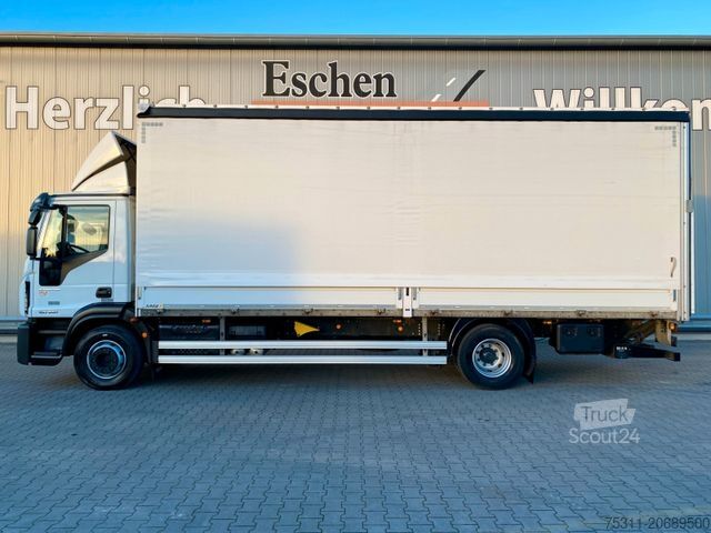 Plattewagen met zeil IVECO EuroCargo 150E28 | Wartungsvertrag*Reifen HA NEU