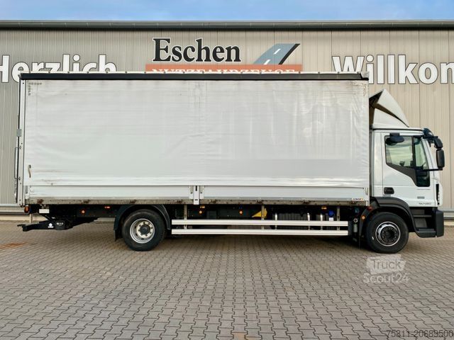 Flaklastbil med kapell IVECO EuroCargo 150E28 | Wartungsvertrag*Reifen HA NEU