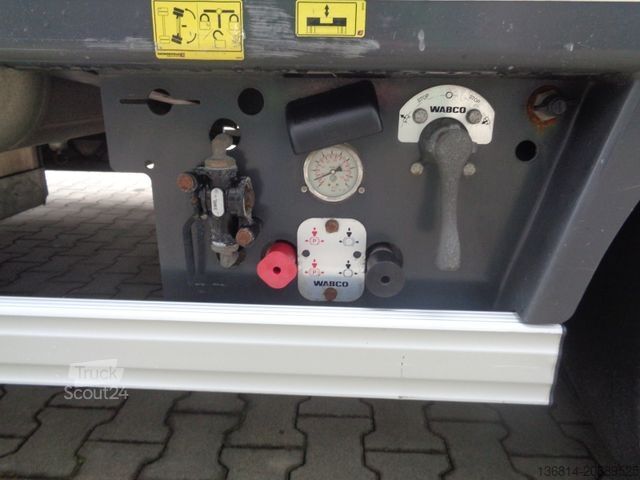 Low loader semitrailer FAYMONVILLE S43 Seilwinde hydr. Plateau Lenkachse 49,5 To