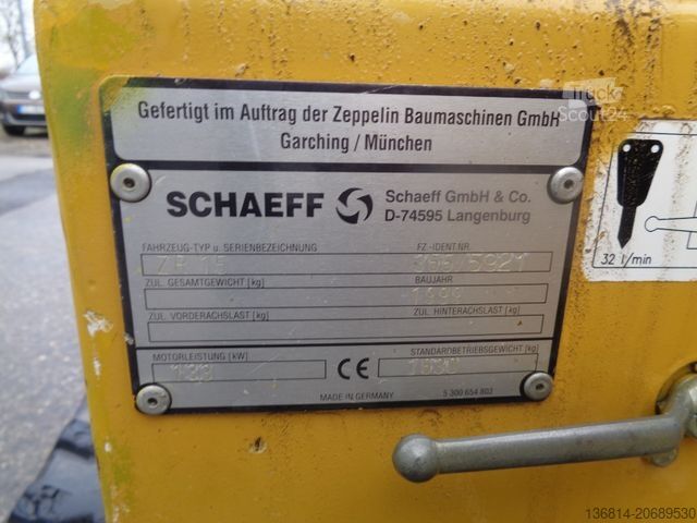 Minibagger SCHAEFF ZR15 SW + Löffel