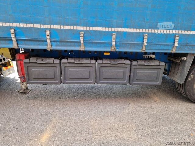 Semi-remorque Schmitz Cargobull TAUTLINER REHAUSSABLE FOSSE A BOBINES