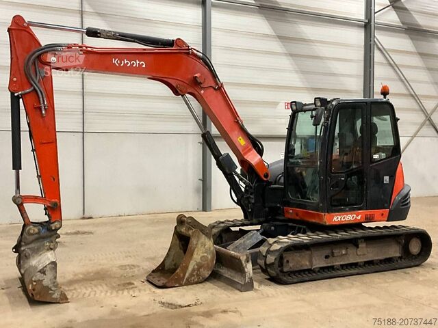 Midi ekskavators Kubota KX 080-4