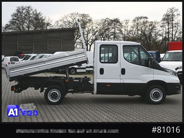 Kippi pakettiauto IVECO Daily 35S14 Henschel Kipper, AHK, Klima, Doka