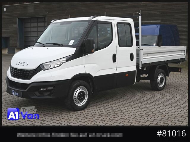 Kippi pakettiauto IVECO Daily 35S14 Henschel Kipper, AHK, Klima, Doka