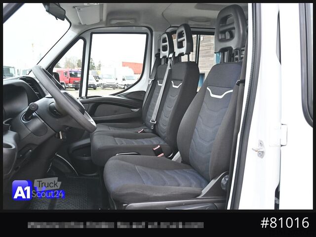 Kippi pakettiauto IVECO Daily 35S14 Henschel Kipper, AHK, Klima, Doka