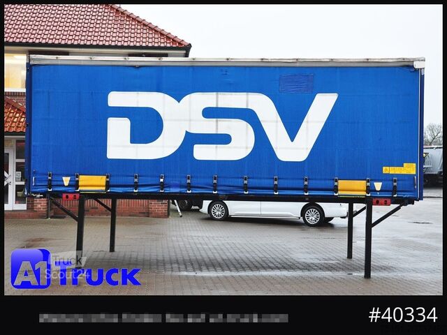 Wissellaadbak met open laadbak en zeil KRONE 7.45  BDF Wechselbrücke, Schiebeplane