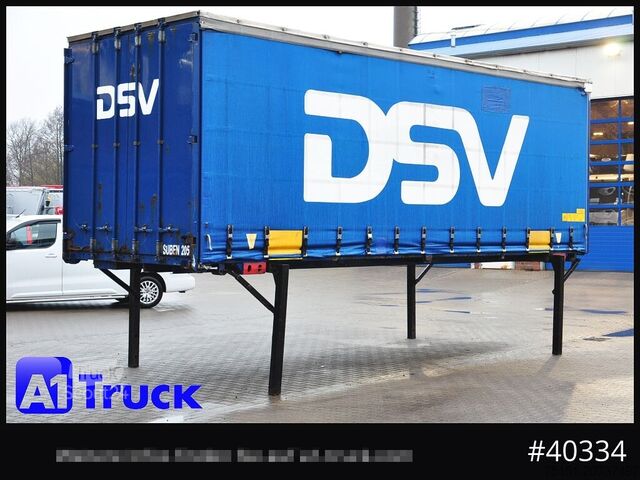 Wissellaadbak met open laadbak en zeil KRONE 7.45 BDF Wechselbrücke, Schiebeplane