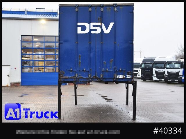 Wissellaadbak met open laadbak en zeil KRONE 7.45 BDF Wechselbrücke, Schiebeplane