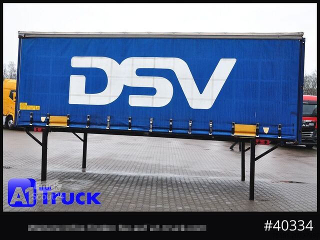 Wissellaadbak met open laadbak en zeil KRONE 7.45  BDF Wechselbrücke, Schiebeplane