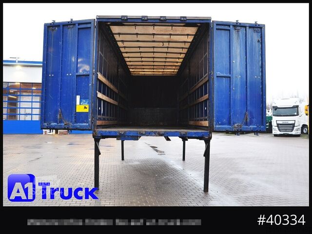 Wissellaadbak met open laadbak en zeil KRONE 7.45 BDF Wechselbrücke, Schiebeplane