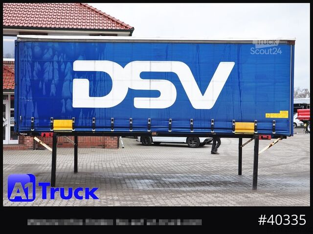 Wissellaadbak met open laadbak en zeil KRONE 7.45 BDF Wechselbrücke, Schiebeplane