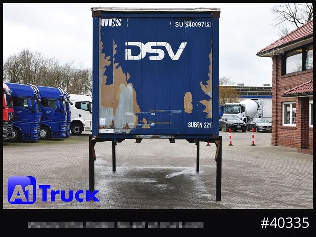 Wissellaadbak met open laadbak en zeil KRONE 7.45 BDF Wechselbrücke, Schiebeplane