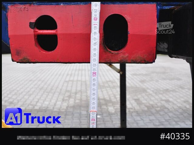Wissellaadbak met open laadbak en zeil KRONE 7.45  BDF Wechselbrücke, Schiebeplane
