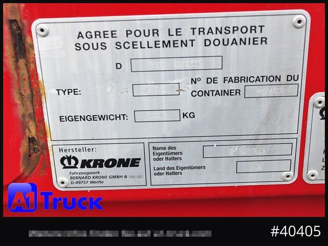 Wissellaadbak met boxstructuur KRONE BDF 7,82 Wechselbrücke, 2680mm Innenhöhe.