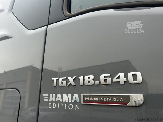Стандартен влекач MAN TGX 18.640, INDIVIDUAL S, FULL-AIR, ALUFELGEN, STANDKLIMA, E6, PERFORMANCE-LINE,