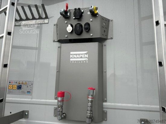 Полуремарке с подвижен под KNAPEN K200/KT01, 10 MM BODEN, ALU-CHASSI, ALU-FELGEN, 1-A LIFTACHSEN, ROLLPLANE, BODENSCHUTZPLANE