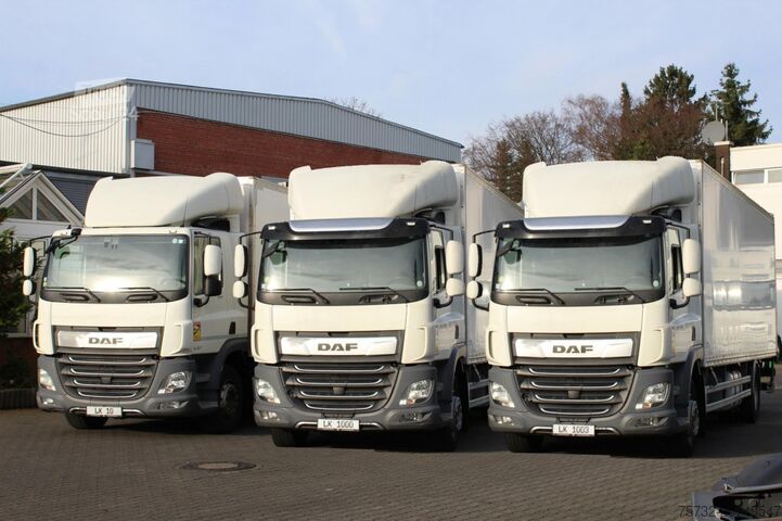 Φορτηγό κουτί (κουρμπαριστό) Daf CF 340 E6  Koffer 8,5m  Klima  LDW  Rolltor  LBW