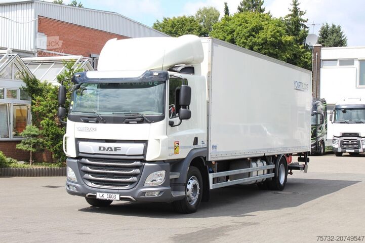 Φορτηγό κουτί (κουρμπαριστό) Daf CF 340 E6  Koffer 8,5m  Klima  LDW  Rolltor  LBW