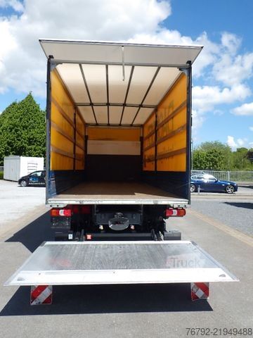 Camião plataforma com lona MERCEDES-BENZ 1223 L Atego 4/Pritsche 7,2m/LBW/AHK/Klima/98tkm