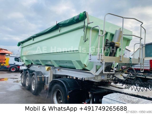 Tipper semitrailer MEIERLING MSK 24 Stahl *27m³/Lift/Alcoa/Rollplane/Podest