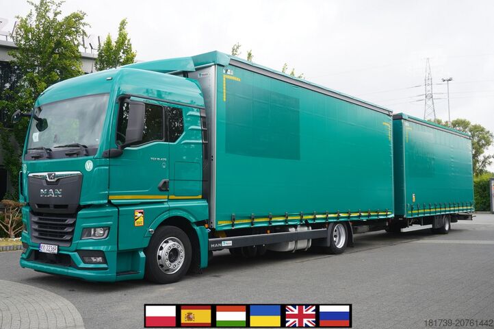 Sürgülü branda & römork MAN TGX 18.470 / 2022 / Curtainsider 19 EPAL