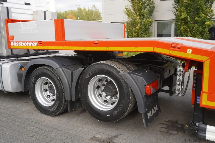 Traktör & YENİ alçak şasi dorse MAN TGX 28.510 6×2 / BRAND-NEW Kässbohrer LB